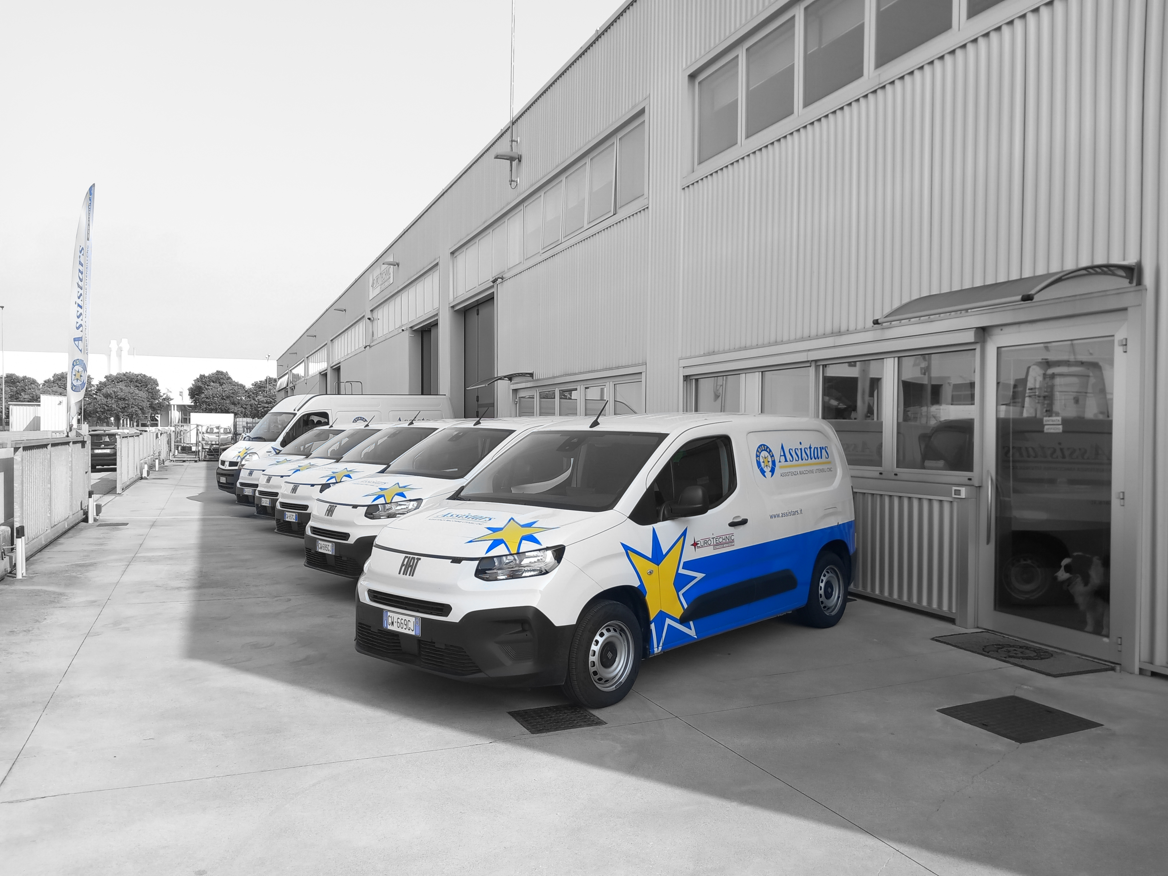 Furgoni Assistars per interventi on-site